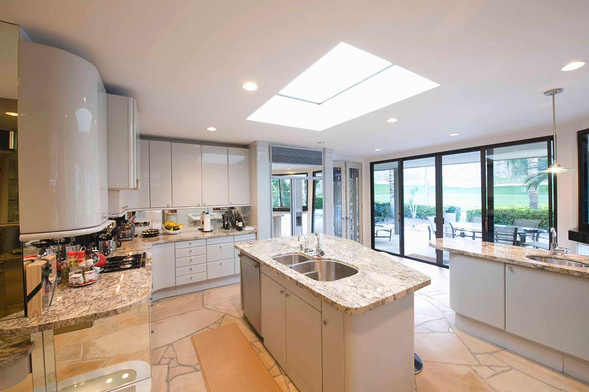 lighting to replace kitchen skylight